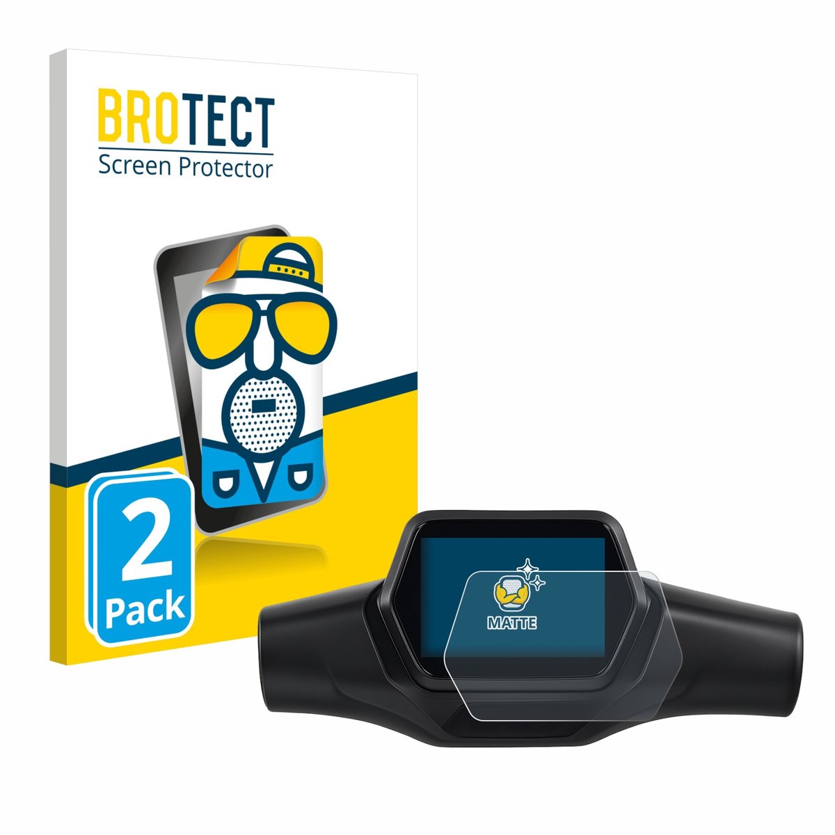 BROTECT - Screenprotector voor Segway Ninebot ZT3 D - Folie Beschermfolie matte 2 Stuks