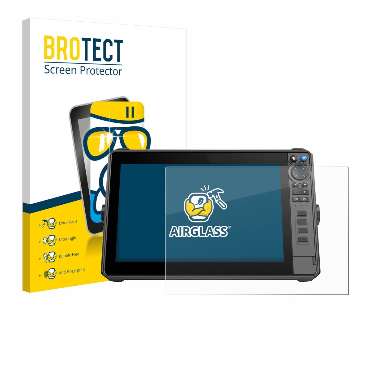 Screenprotector voor Lowrance HDS-12 Pro Beschermglas transparant