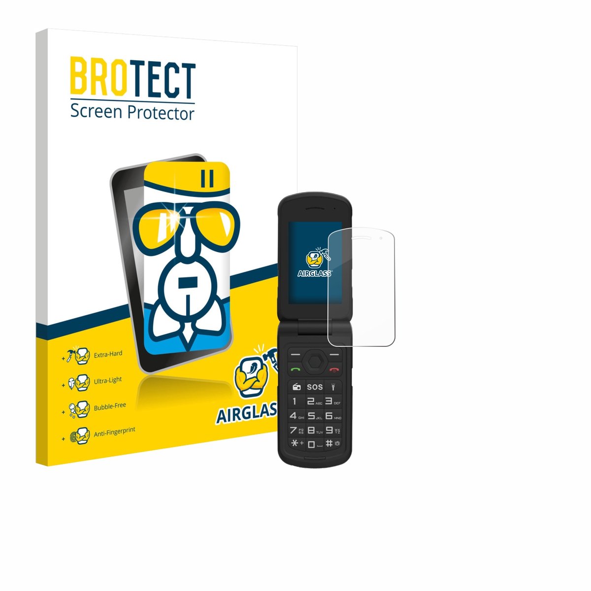 Screenprotector voor AGM M10 Beschermglas transparant