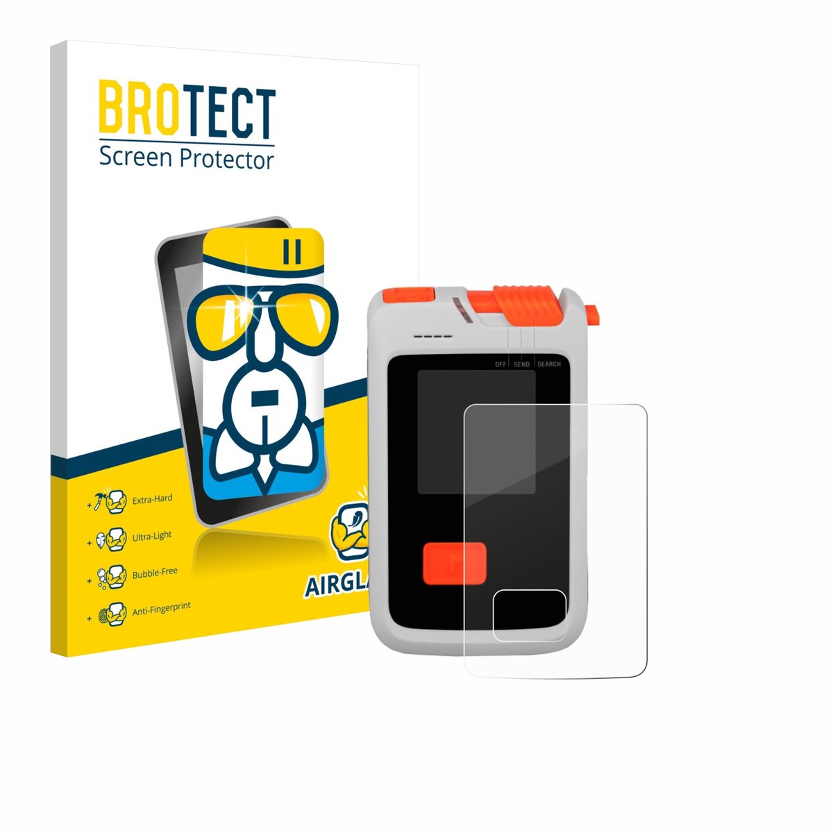 Screenprotector voor Mammut Barryvox Barryvox 2 Beschermglas transparant