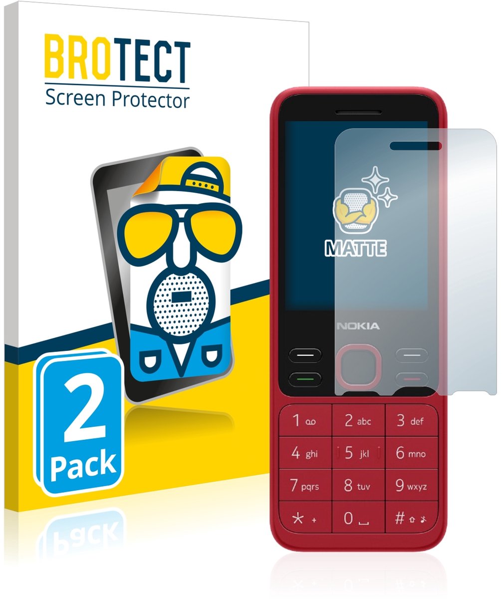 BROTECT - Screenprotector voor Nokia 150 2020 - Folie Beschermfolie matte 2 Stuks