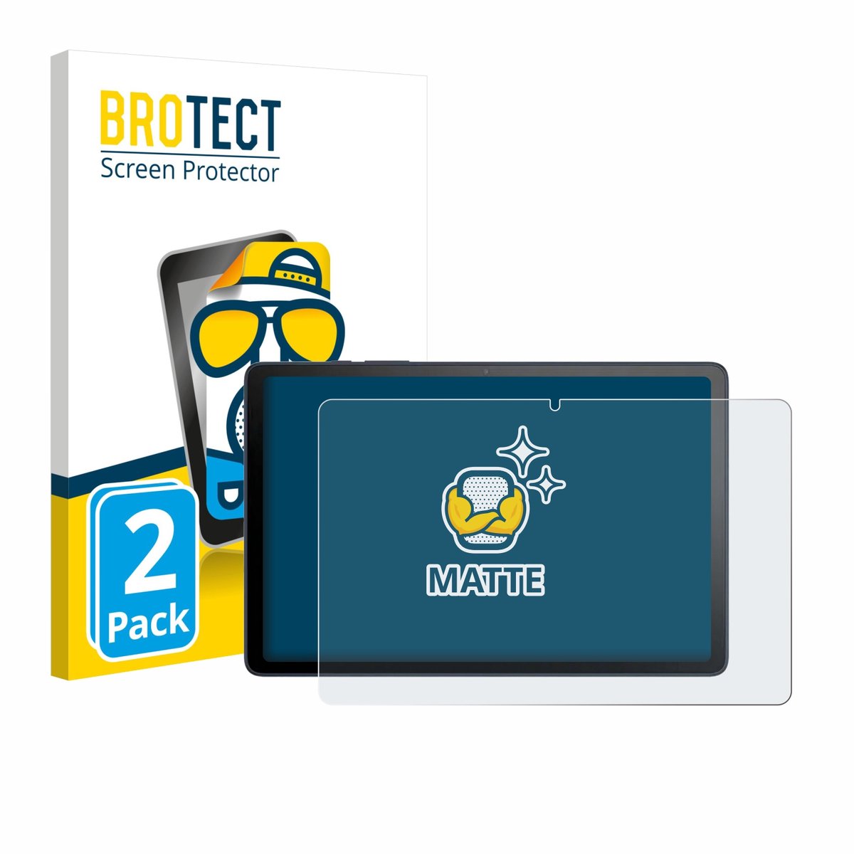 BROTECT - Screenprotector voor TCL TAB 10L Gen 4 - Folie Beschermfolie matte 2 Stuks