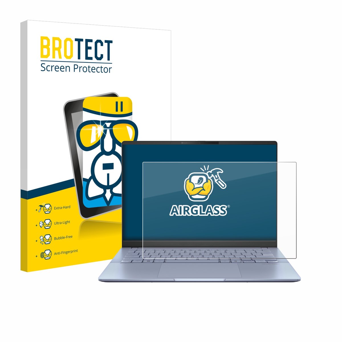 Screenprotector voor ASUS Vivobook S 14 OLED S5406 Beschermglas transparant