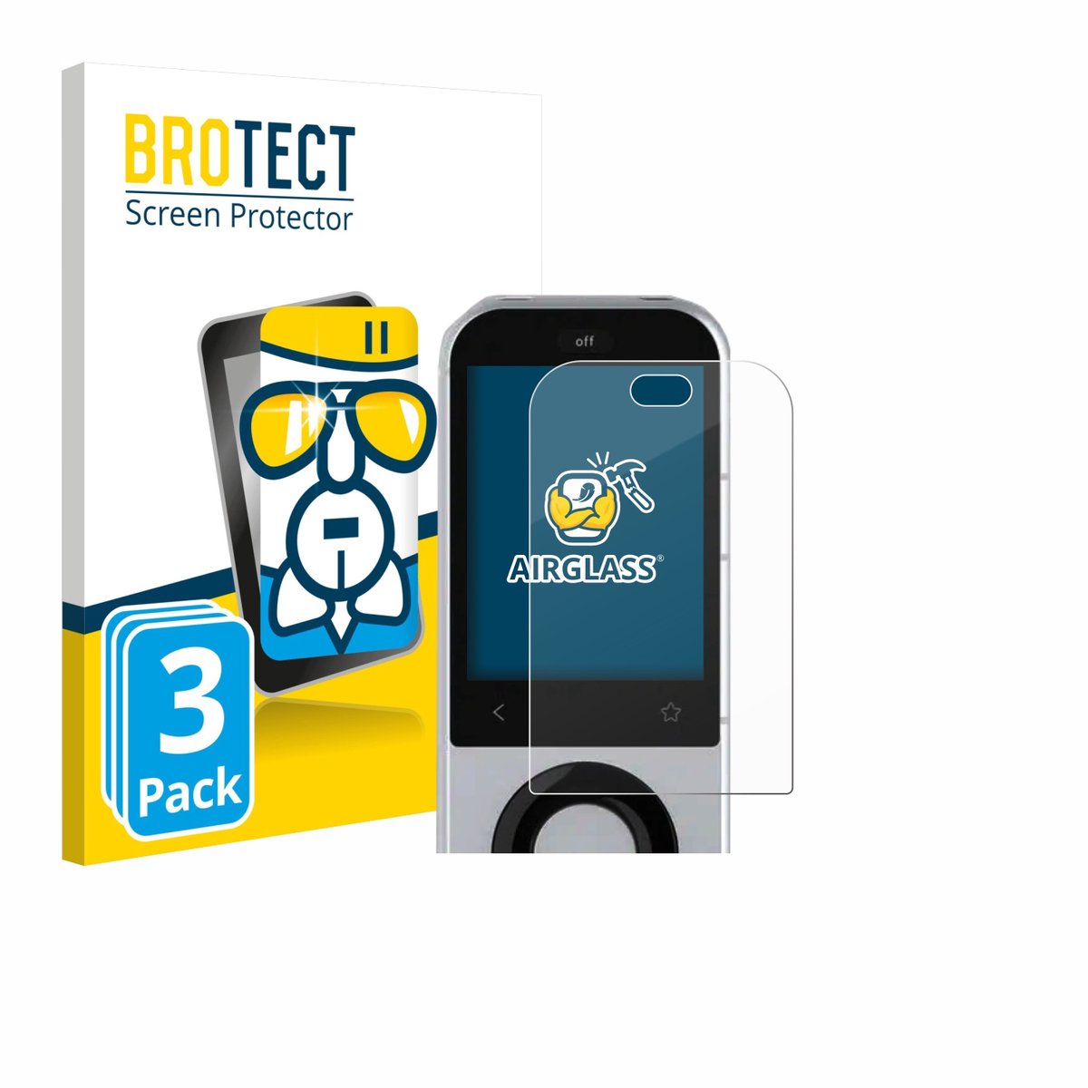 Screenprotector 3 Stuks voor Sofabaton X2 Beschermglas transparant