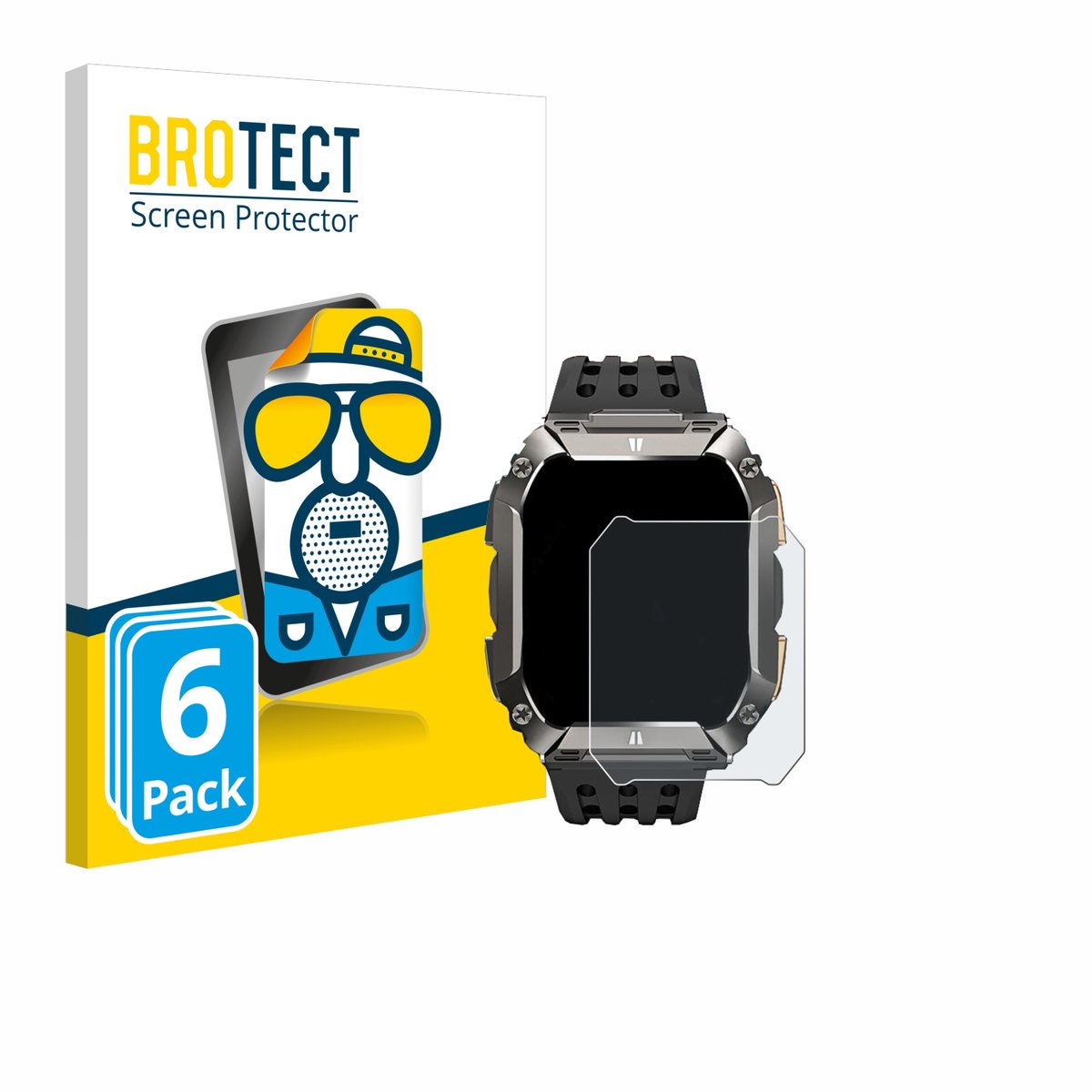 BROTECT - Screenprotector voor Banlvs G68 2.01" - Folie Beschermfolie matte 6 Stuks