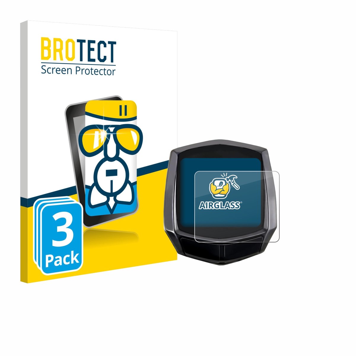 Screenprotector 3 Stuks voor AMFUN L3-SJQ 3.61" Beschermglas transparant