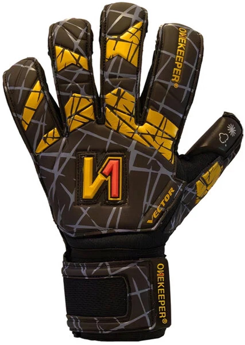 Onekeeper vector evolution keeperhandschoenen in de kleur zwart.