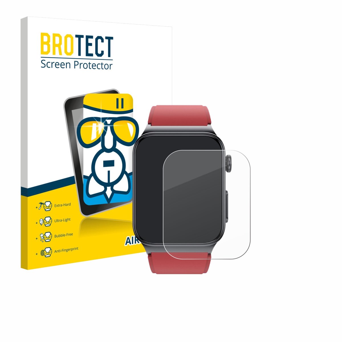 Screenprotector voor Watchmark Kardiowatch Cardio One Beschermglas transparant