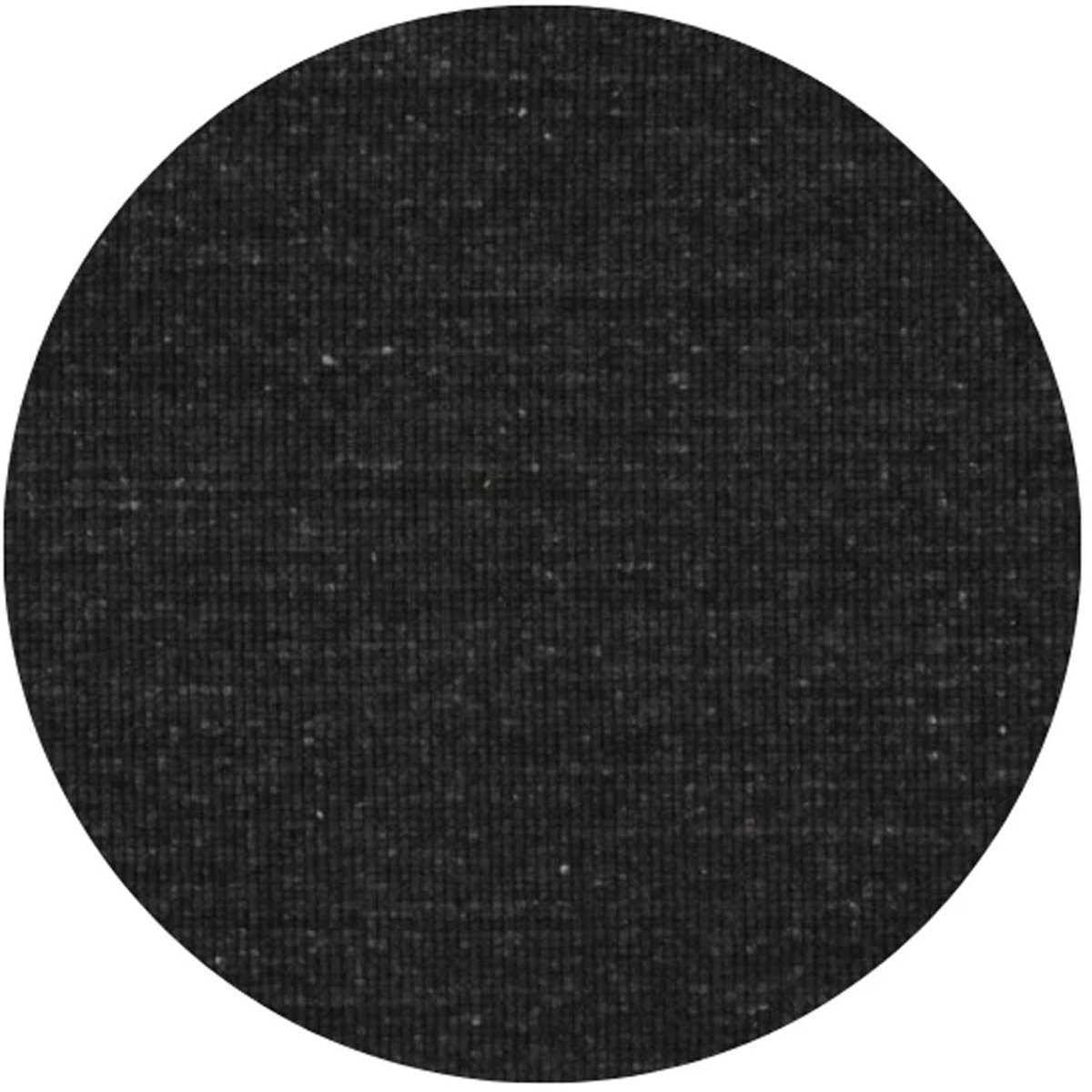 DÉJA Living Vloerkleed Rond Ø160cm - Laagpolig Antraciet Wol - Bela