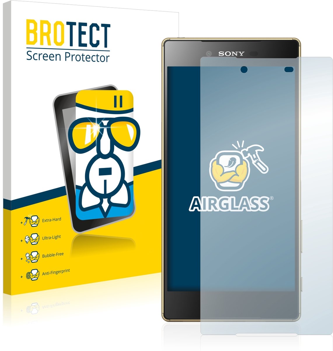 Screenprotector voor Sony Xperia Z5 Premium Beschermglas transparant