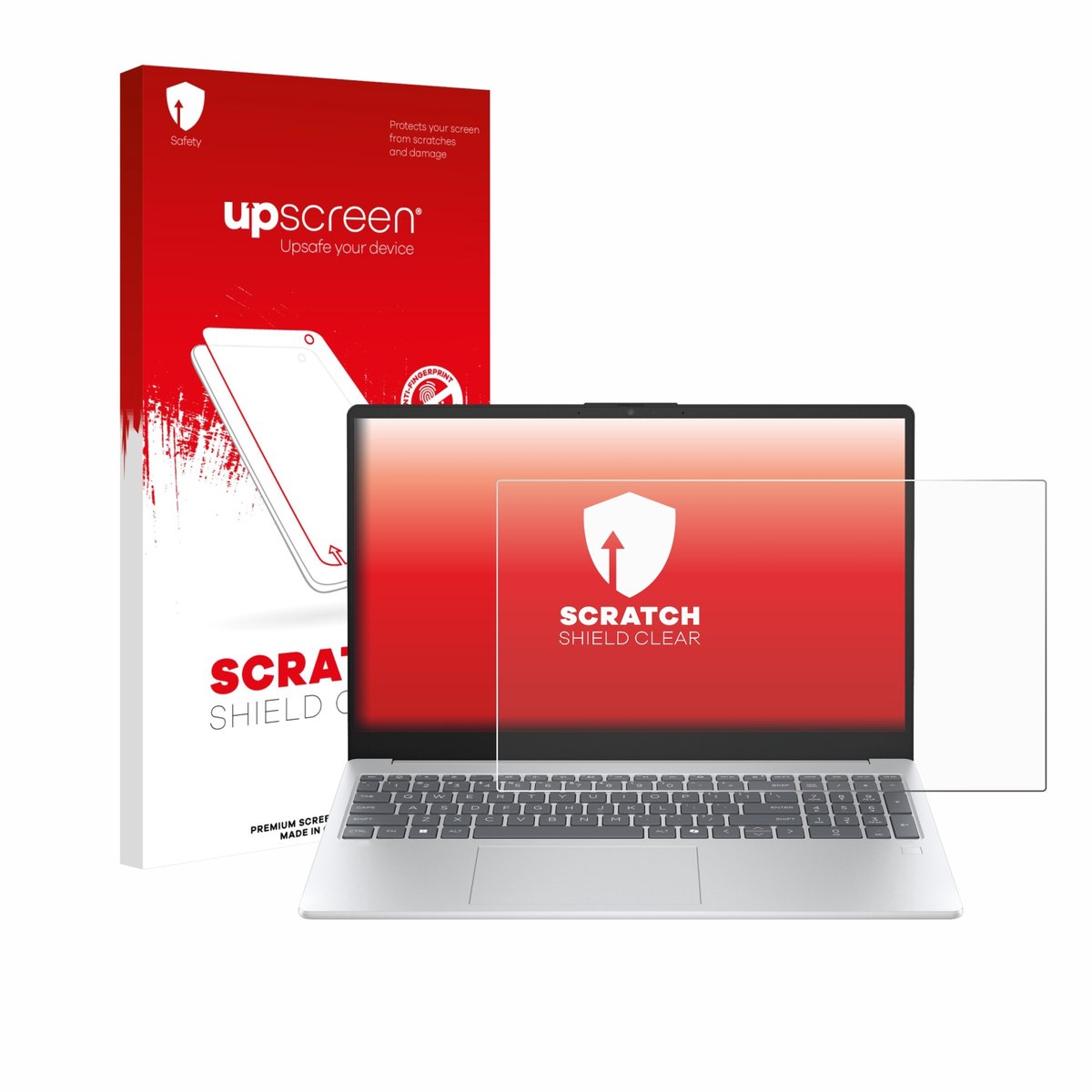 upscreen - Screenprotector voor HP OmniBook 3 14" - Folie Beschermfolie transparant