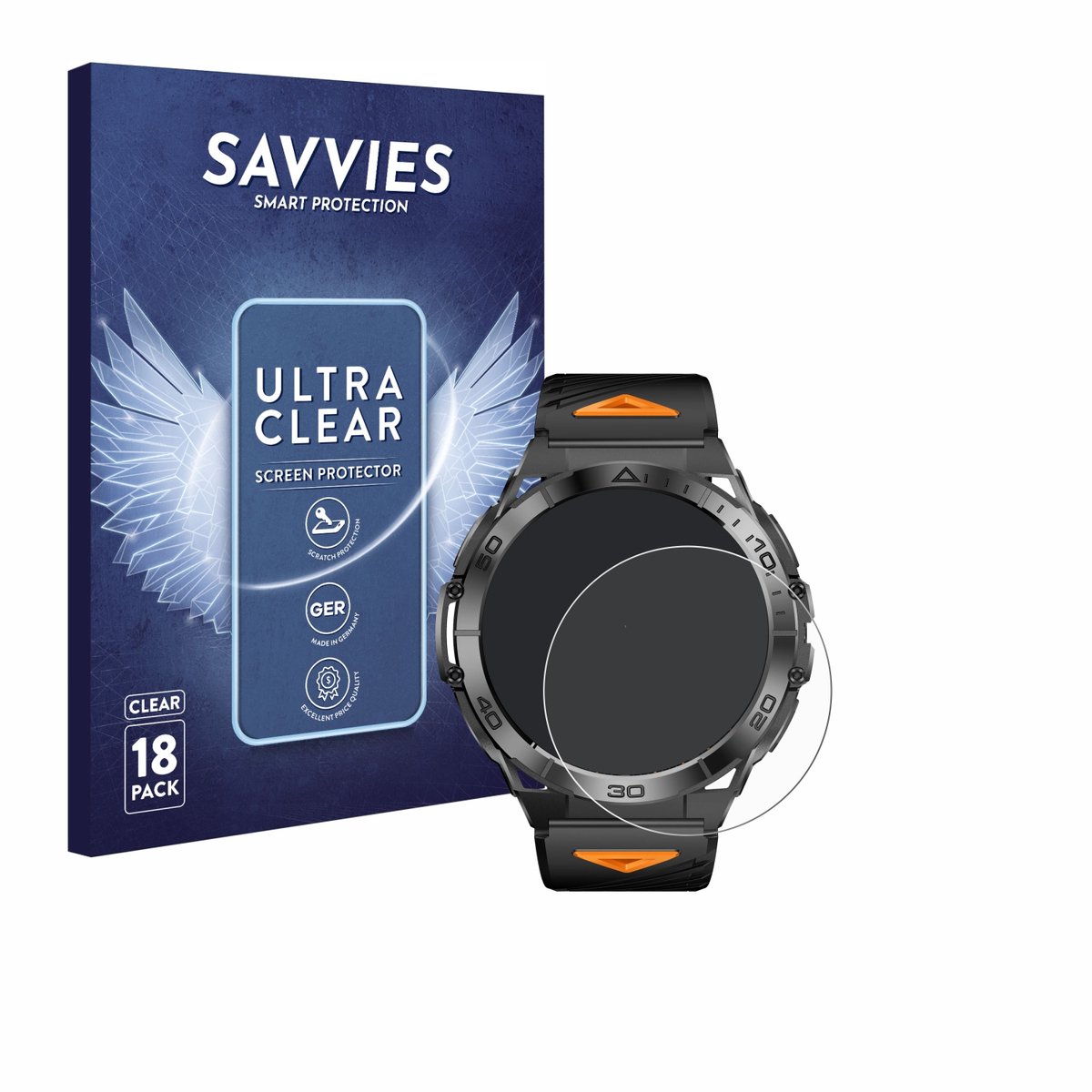 Savvies - Screenprotector voor Rogbid Titan K - Folie Beschermfolie transparant 18 Stuks