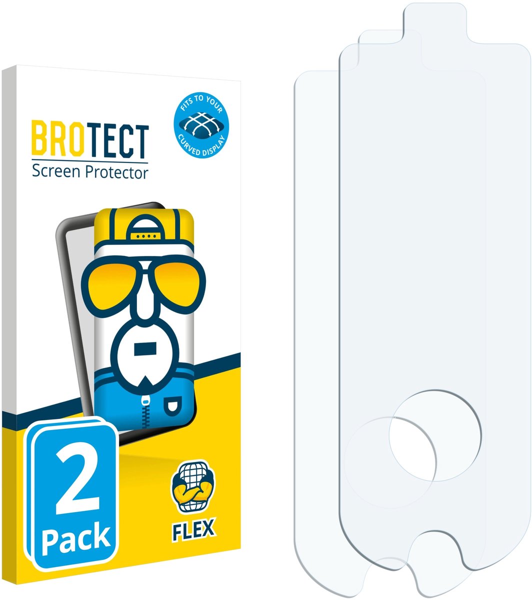 BROTECT - Screenprotector voor Segway Ninebot KickScooter MAX G30 - Folie Beschermfolie transparant volledig dekking - 2 Stuks – foto 5
