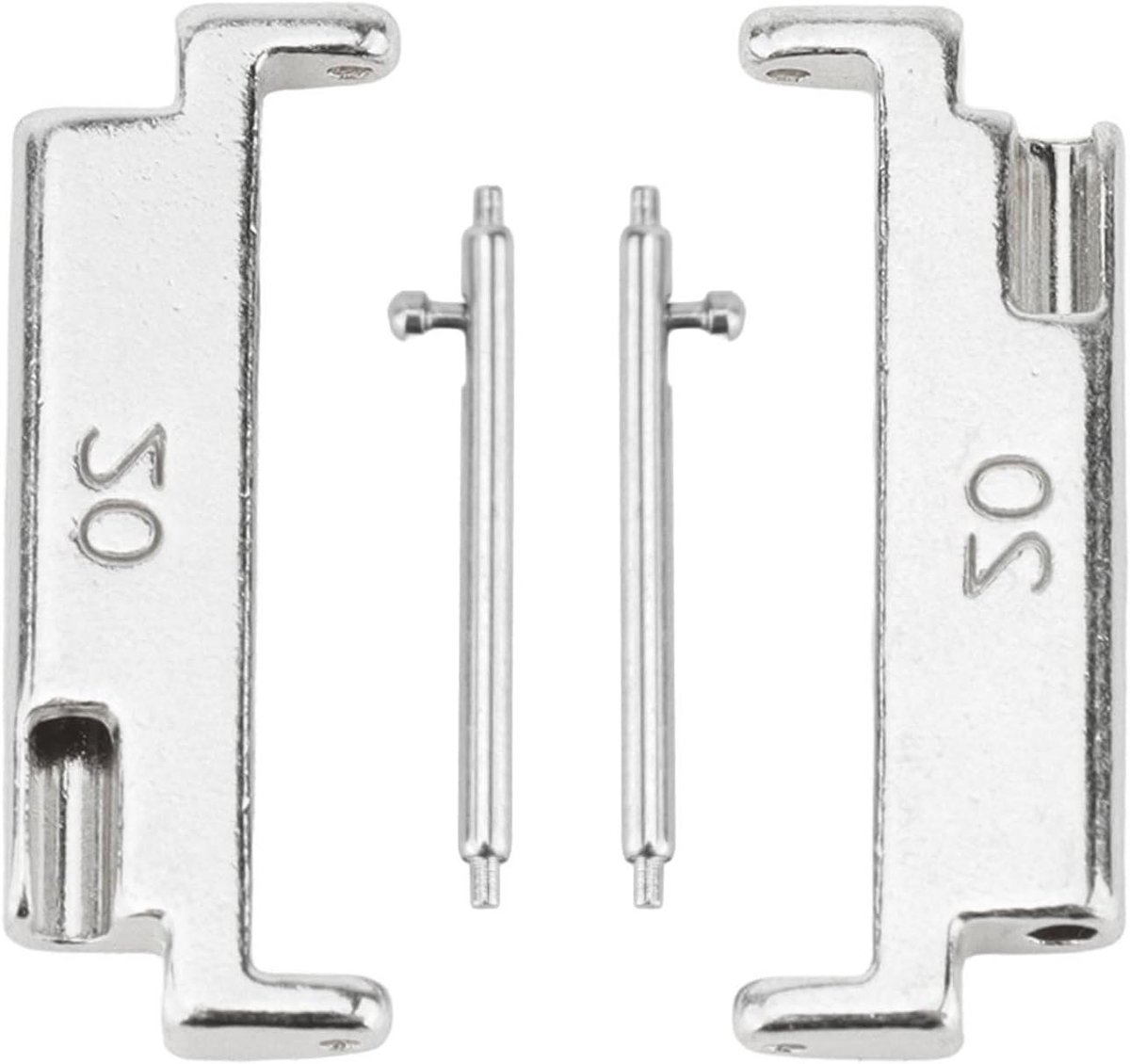 Horlogebandconnector-adapter met veerriemen 20-22 mm in diverse kleuren - Vervangende connector (1 paar)