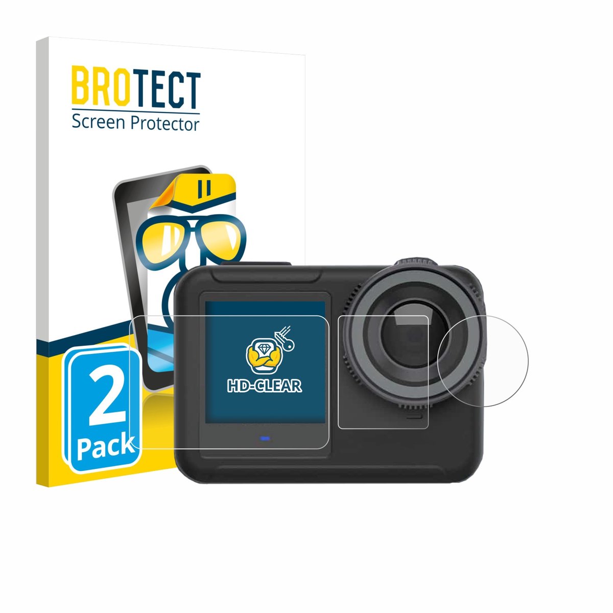 BROTECT - Screenprotector voor SVBONY SVGO3 4K - Folie Beschermfolie transparant 2 Stuks