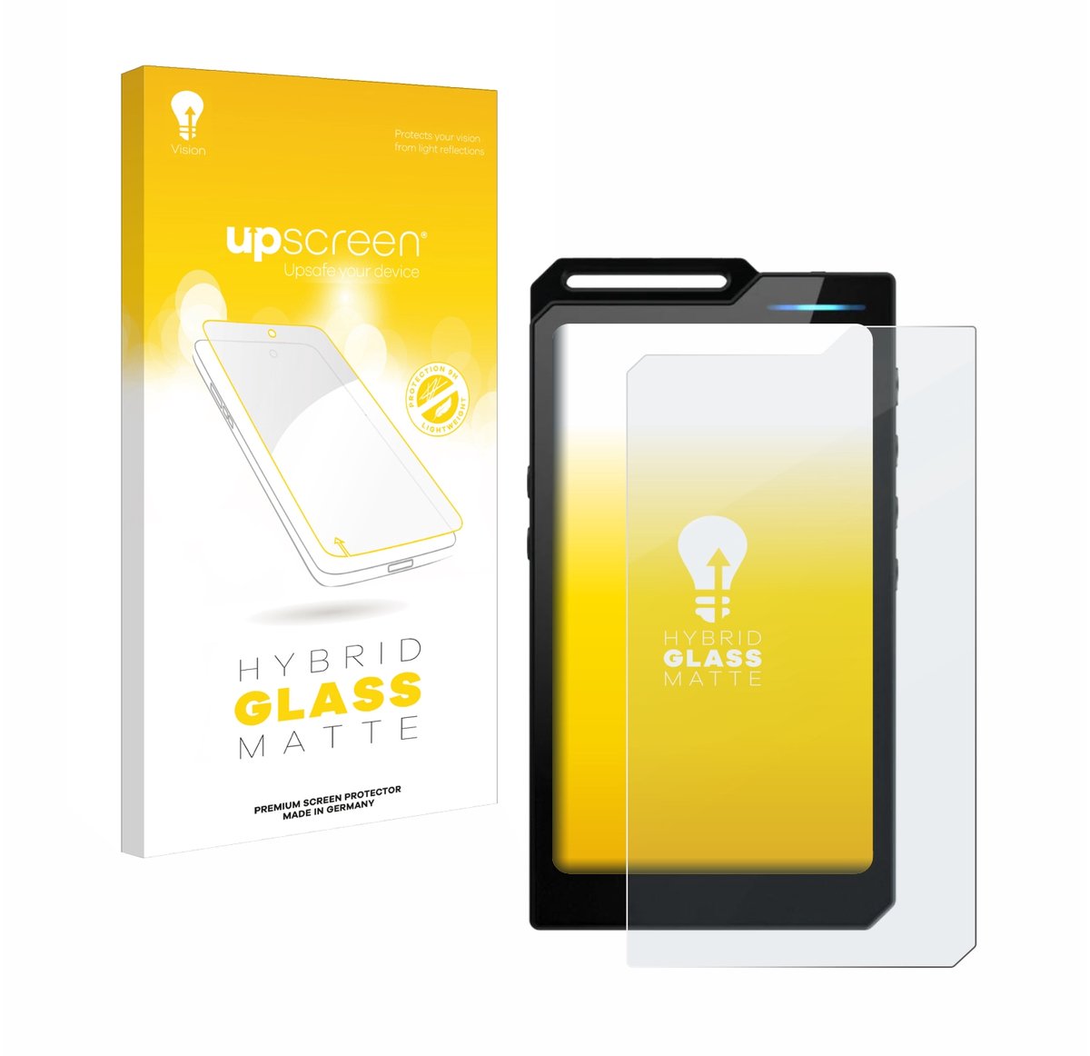upscreen - Screenprotector voor Hiby R4 - Folie Beschermfolie Beschermglas matte