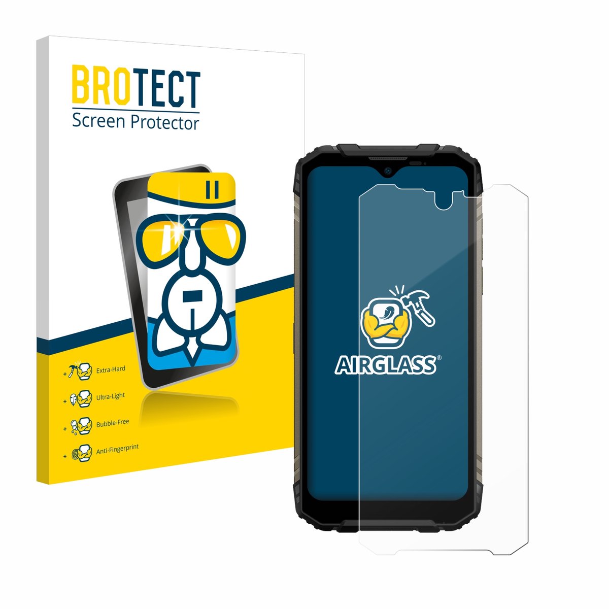 Screenprotector voor Doogee S96 Pro Beschermglas transparant