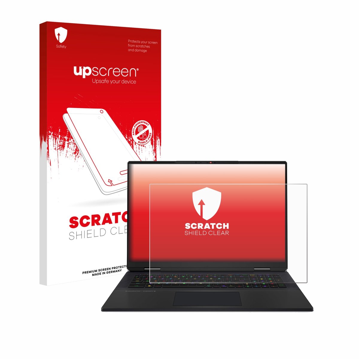upscreen - Screenprotector voor MSI Titan 18 HX AI 2025 - Folie Beschermfolie transparant