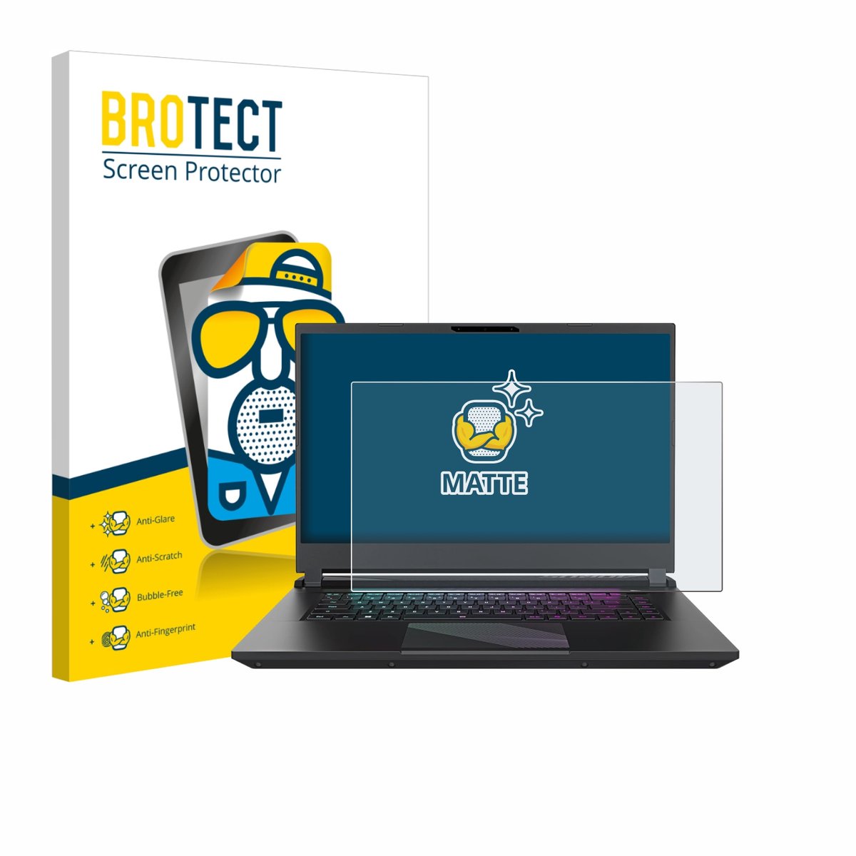 BROTECT - Screenprotector voor Gigabyte AORUS 15 2024 - Folie Beschermfolie matte