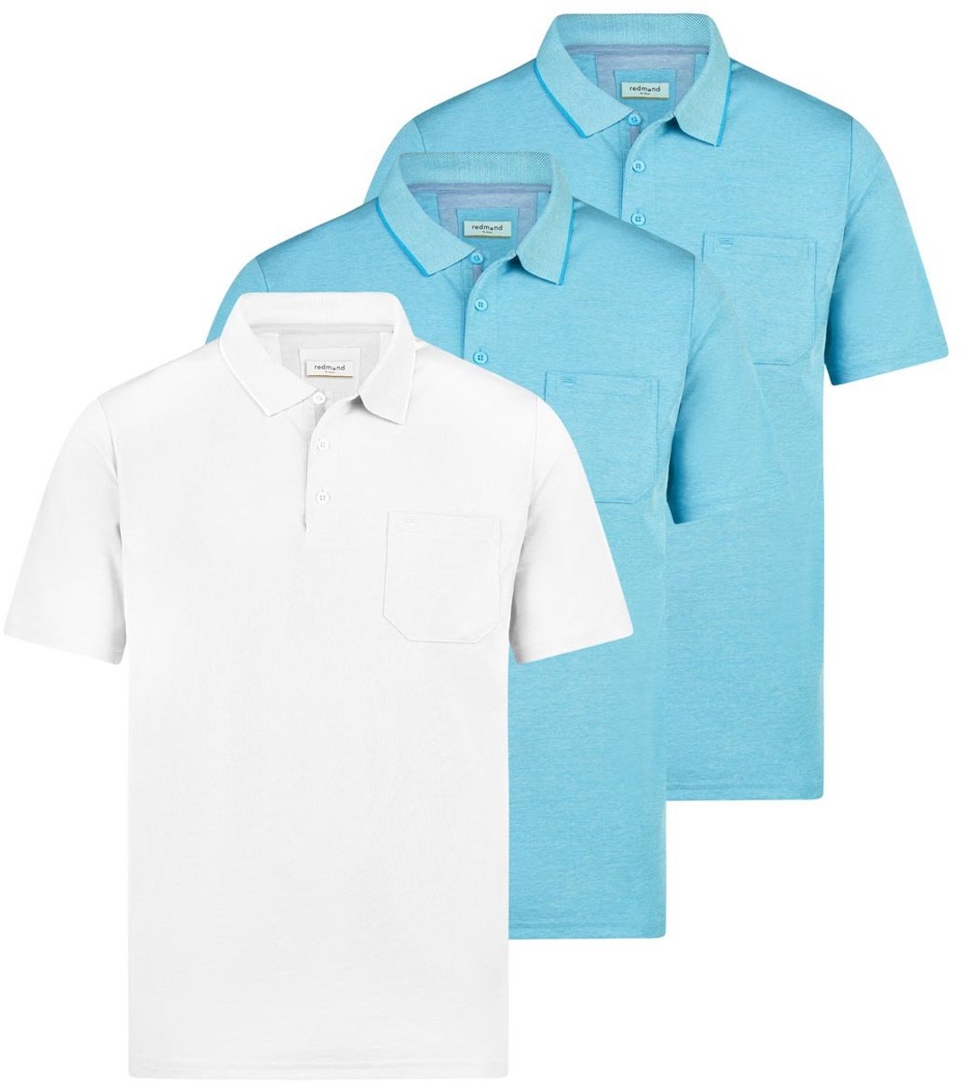 Redmond Heren poloshirt 3 pack Basic