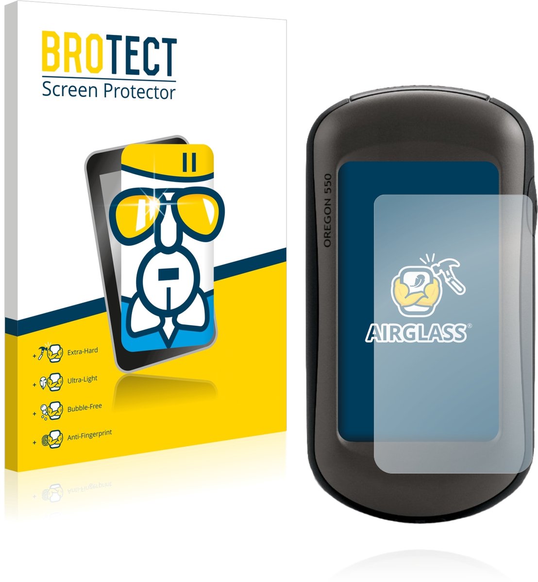 Screenprotector voor Garmin Oregon 550 Beschermglas transparant