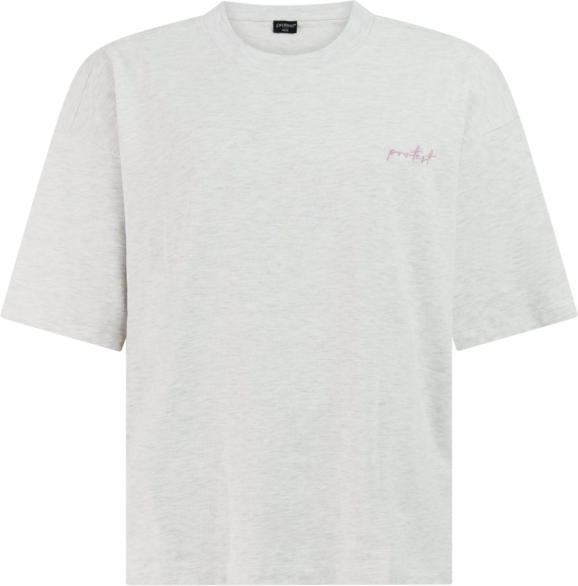 Protest PRTLaguna T-shirt Dames Loose fit Meerkleurig Wit