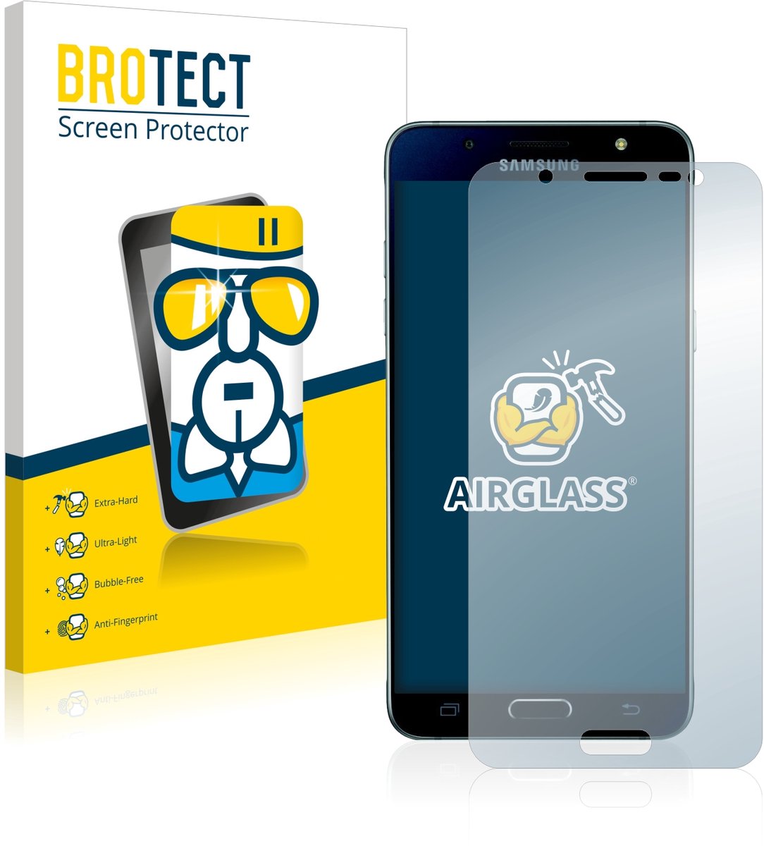 Screenprotector voor Samsung Galaxy J5 2016 / Duos 2016 Beschermglas transparant