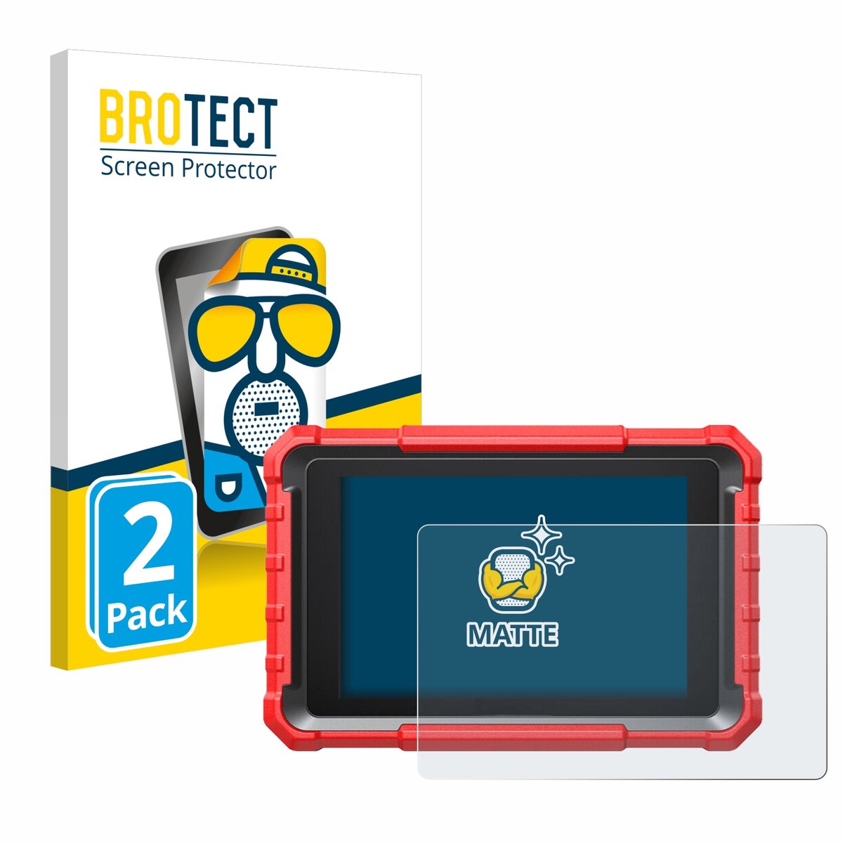 BROTECT - Screenprotector voor Launch X-431 PROS Elite - Folie Beschermfolie matte 2 Stuks