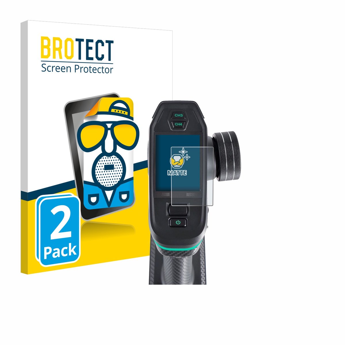 BROTECT - Screenprotector voor DumboRC DDF-350 - Folie Beschermfolie matte 2 Stuks