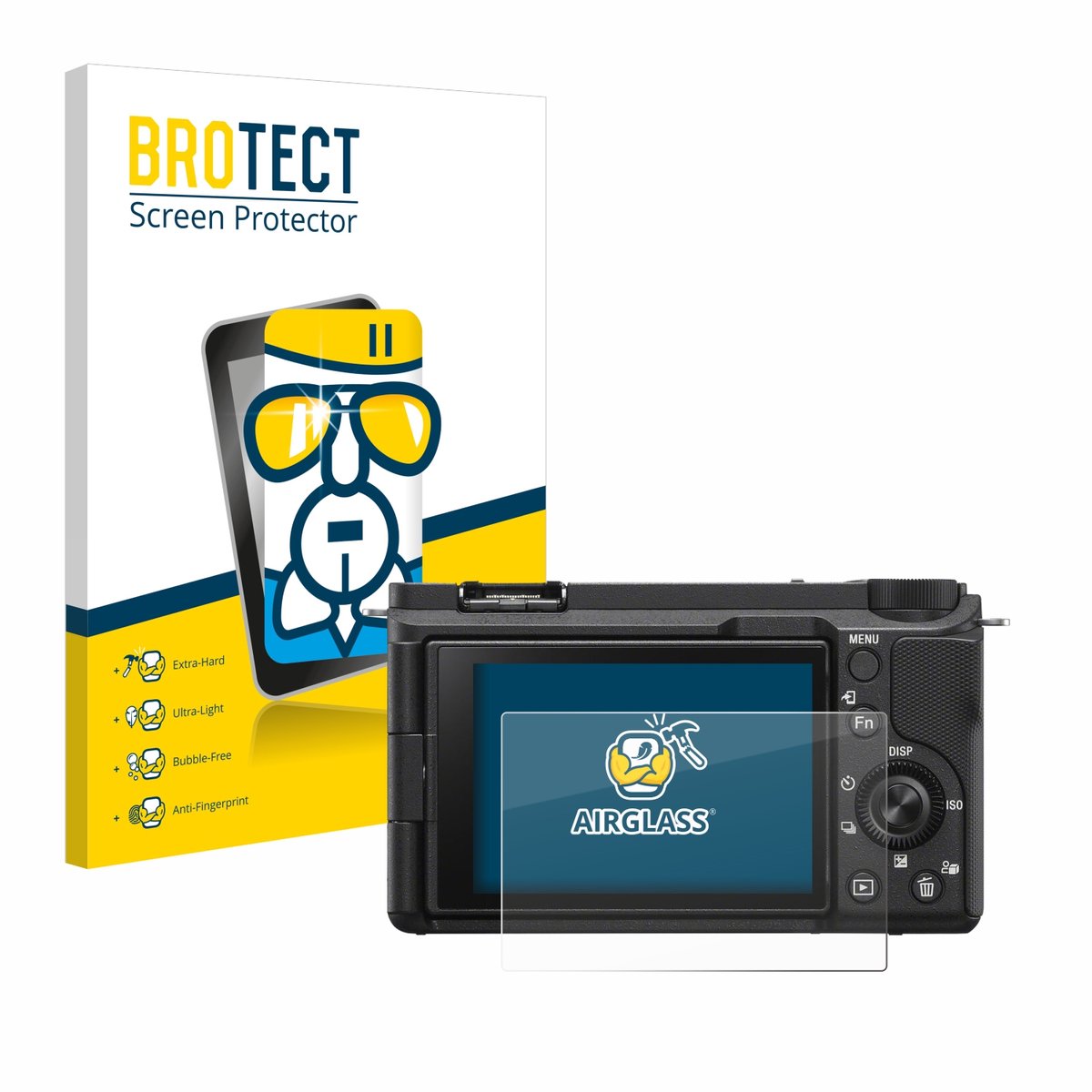 Screenprotector voor Sony Alpha ZV-E10 II Beschermglas transparant