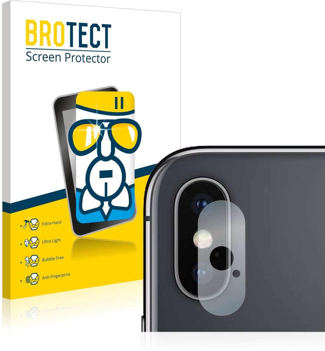 Screenprotector voor Apple iPhone Xs (ALLEEN Camera Lens) Beschermglas transparant