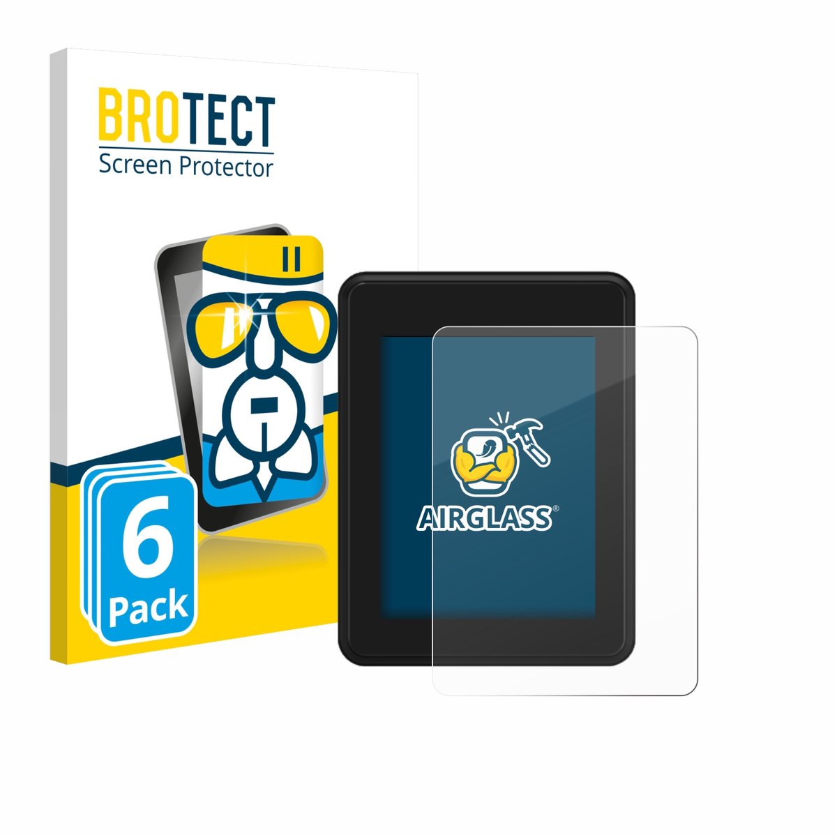 Screenprotector 6 Stuks voor Neodrives simplyDisplay Beschermglas transparant