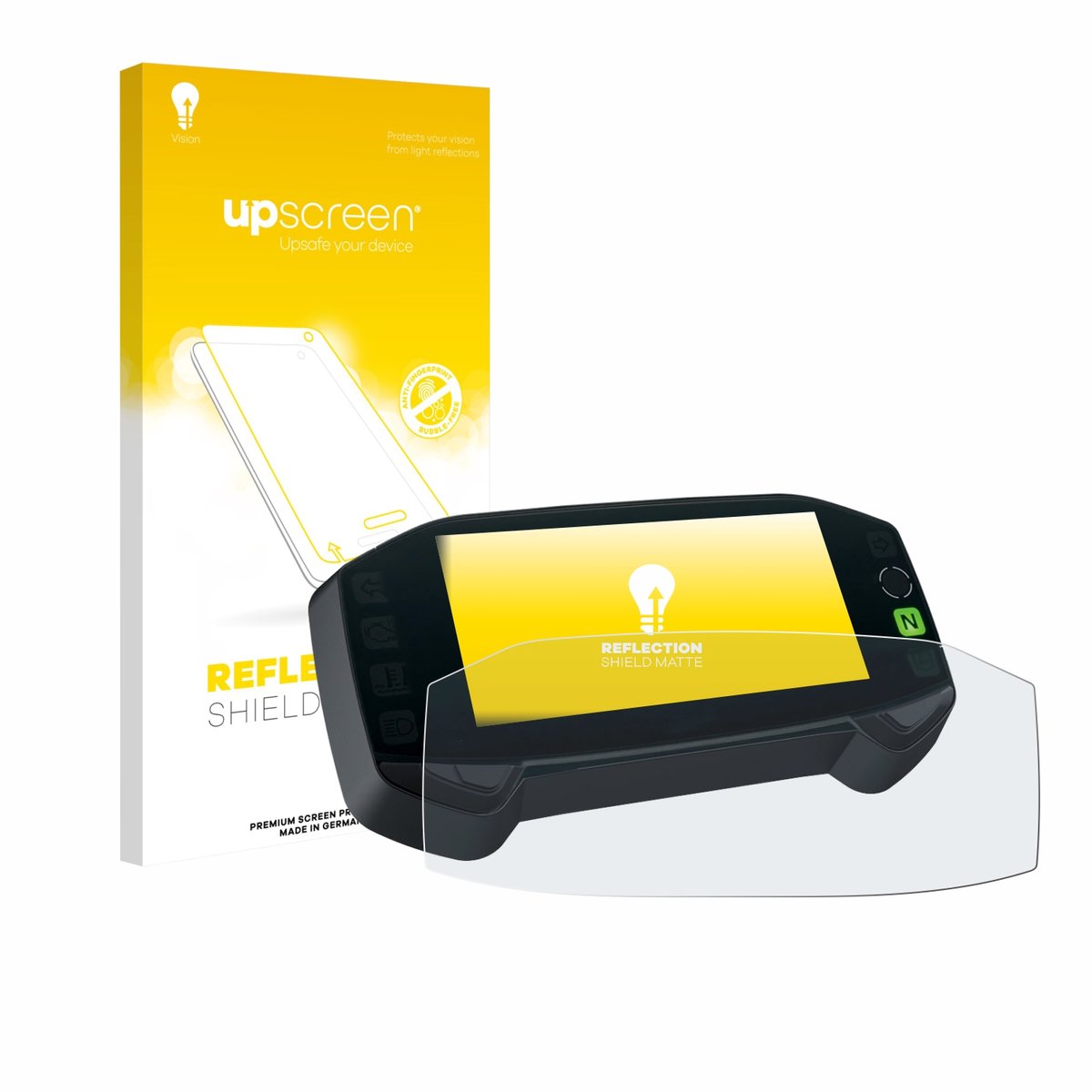 upscreen - Screenprotector voor Suzuki DR-Z4S 2025 - Folie Beschermfolie anti glare matte