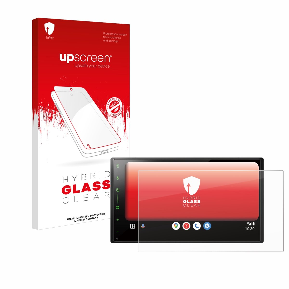 upscreen - Screenprotector voor Pioneer SPH-DA77DAB - Folie Beschermfolie Beschermglas transparant