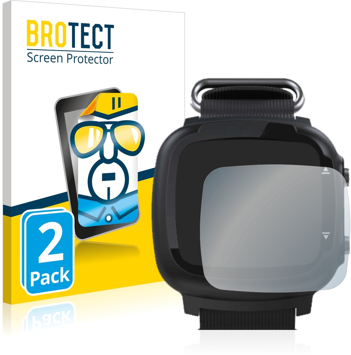 BROTECT - Screenprotector voor Aqualung i330r - Folie Beschermfolie transparant 2 Stuks
