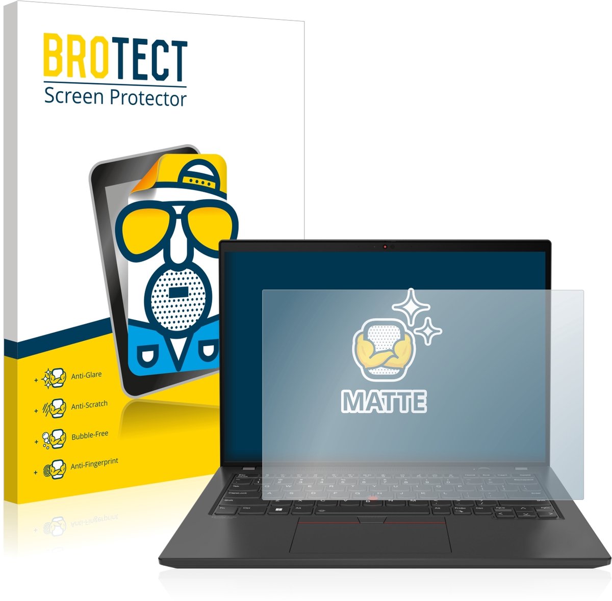 BROTECT - Screenprotector voor Lenovo ThinkPad T14 Gen 3 - Folie Beschermfolie matte