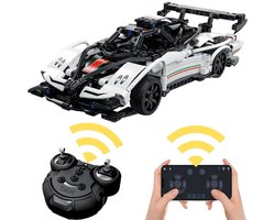 CadaBricks C51054W Z-Wind RC Racer bouwset | Classic F1 Speed Racing modelbouw | Technisch educatief constructie speelgoed voor kinderen & volwassenen | Auto champions edition geschikt voor Lego | Technic bouwdoos met 457 bouwstenen