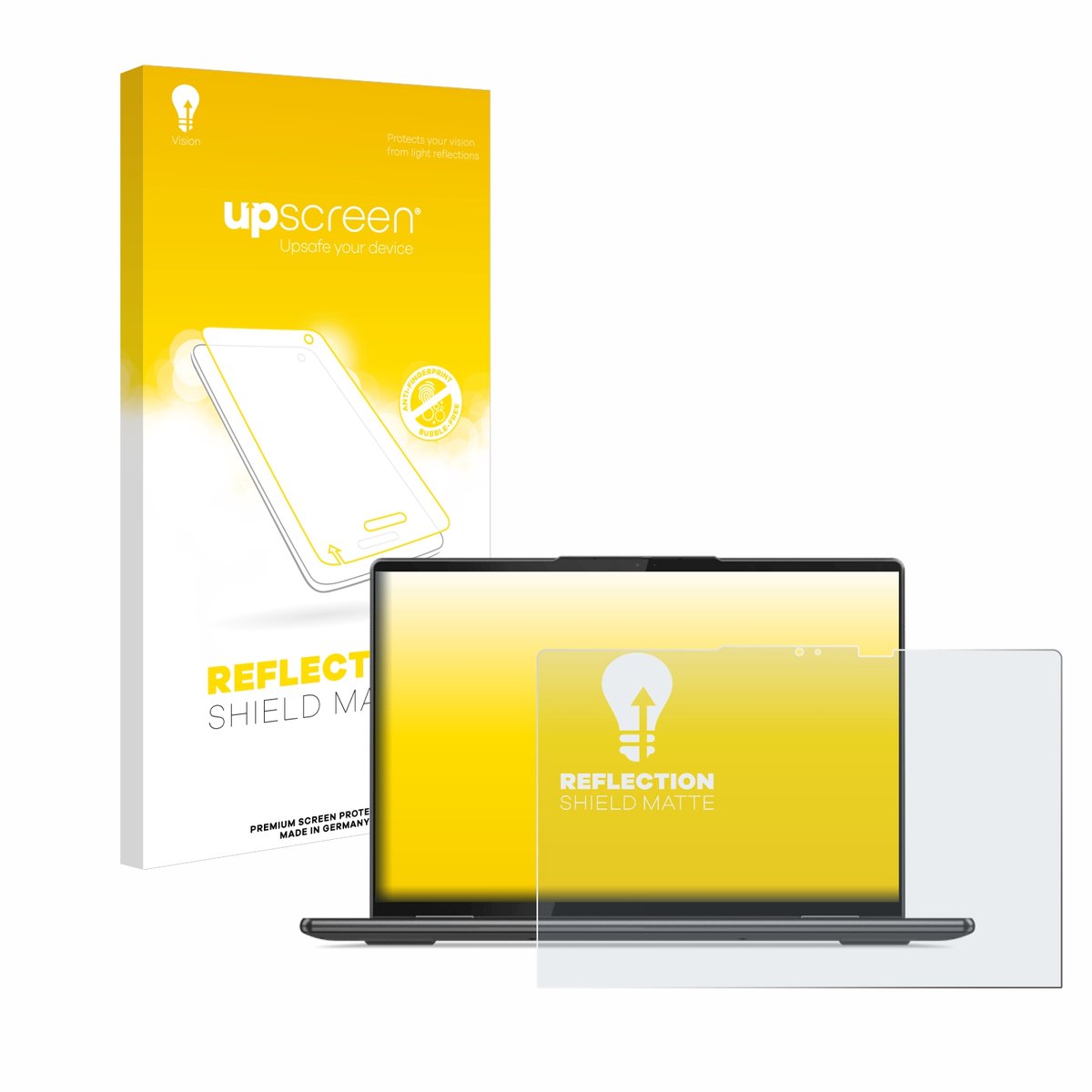 upscreen - Screenprotector voor Lenovo Yoga 7 Gen 7 14" 16:10 - Folie Beschermfolie anti glare matte