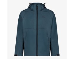 Kjelvik softshell heren jas blauw - Maat L