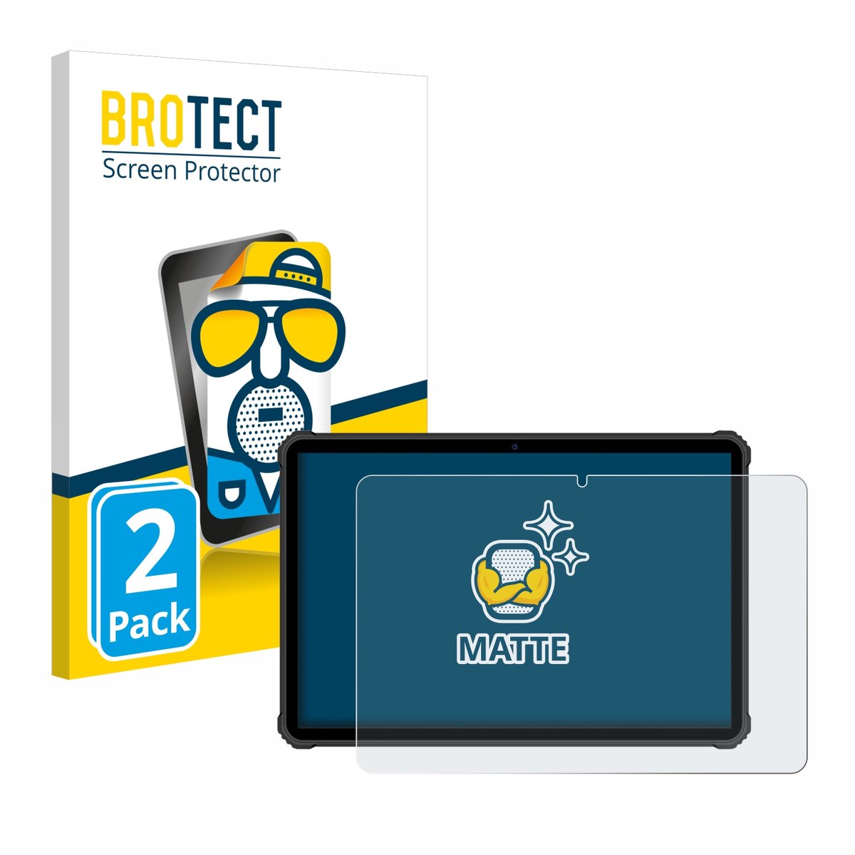 BROTECT - Screenprotector voor Oukitel RT5 - Folie Beschermfolie matte 2 Stuks