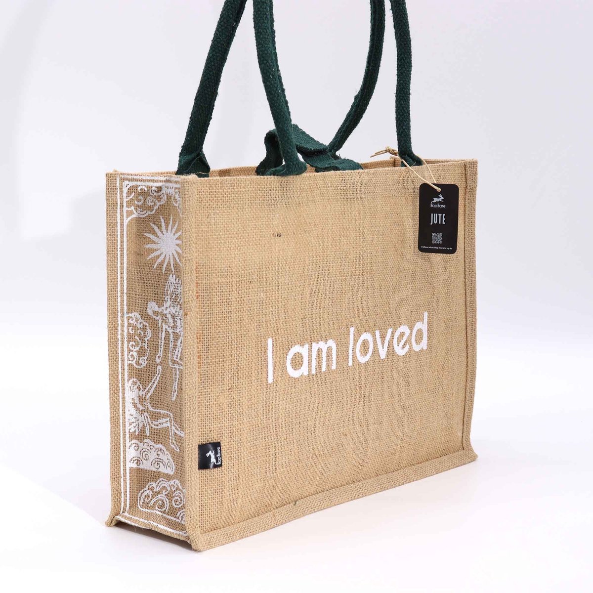 Jute tas - Ik am loved