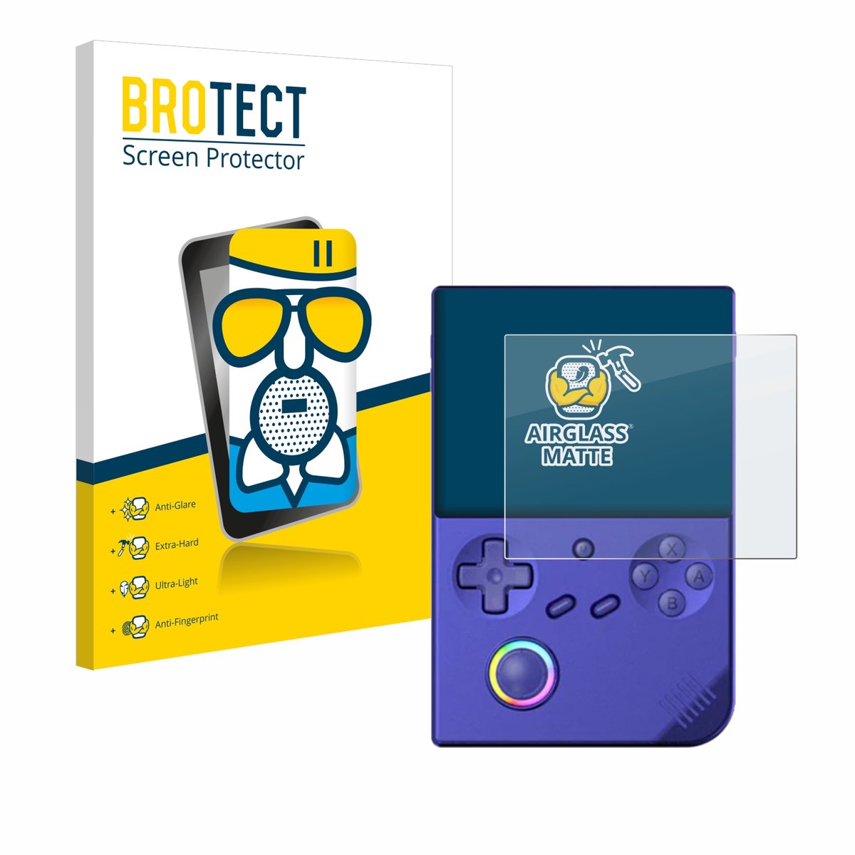 BROTECT - Screenprotector voor Anbernic RG40XXV - Folie Beschermfolie Beschermglas matte