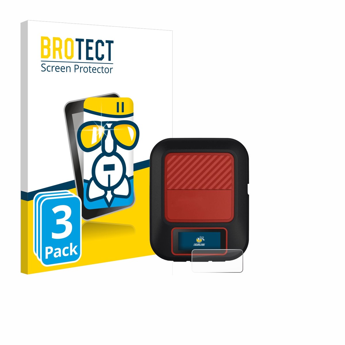 Screenprotector 3 Stuks voor Garmin inReach Messenger Plus Beschermglas transparant