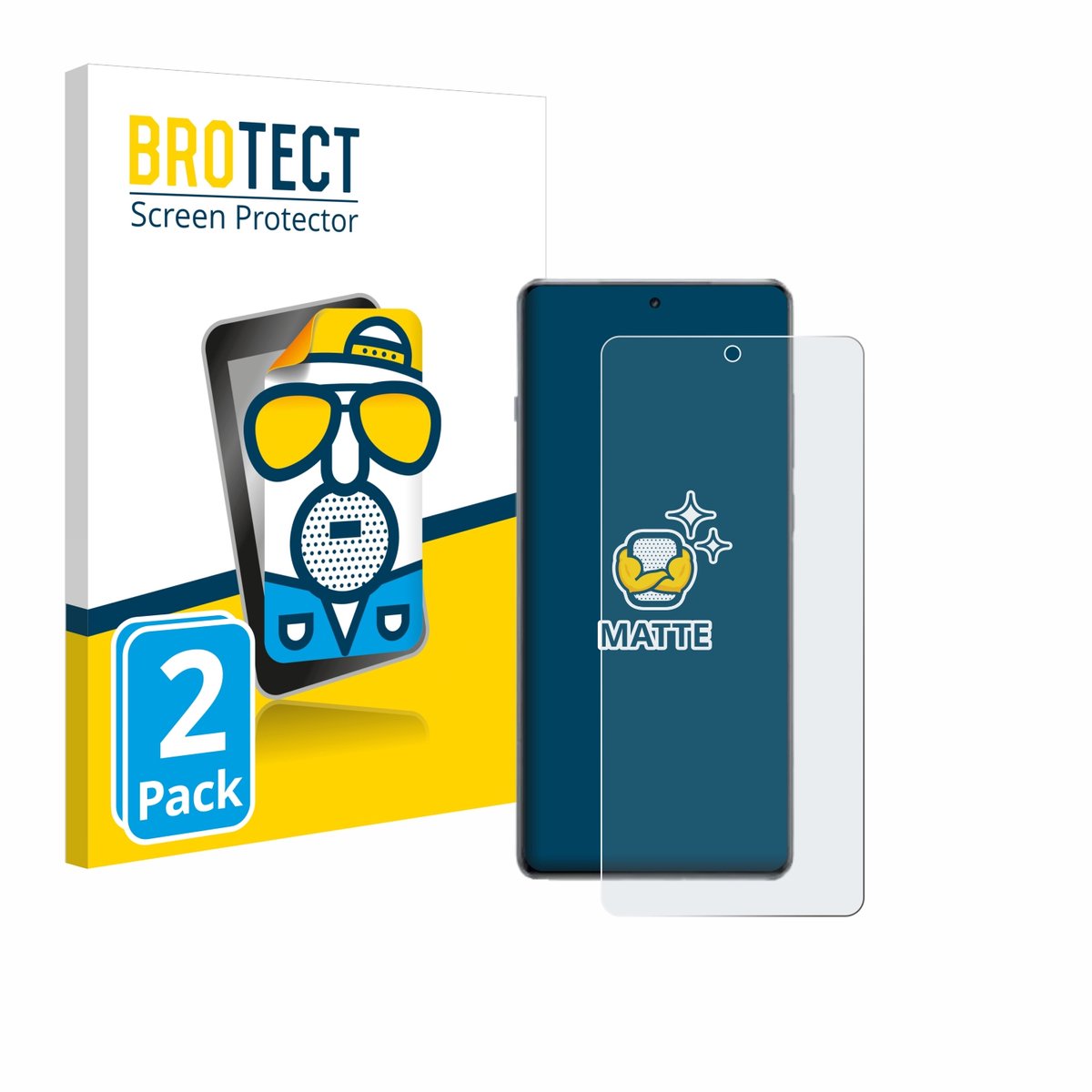 BROTECT - Screenprotector voor OnePlus 13R - Folie Beschermfolie matte 2 Stuks