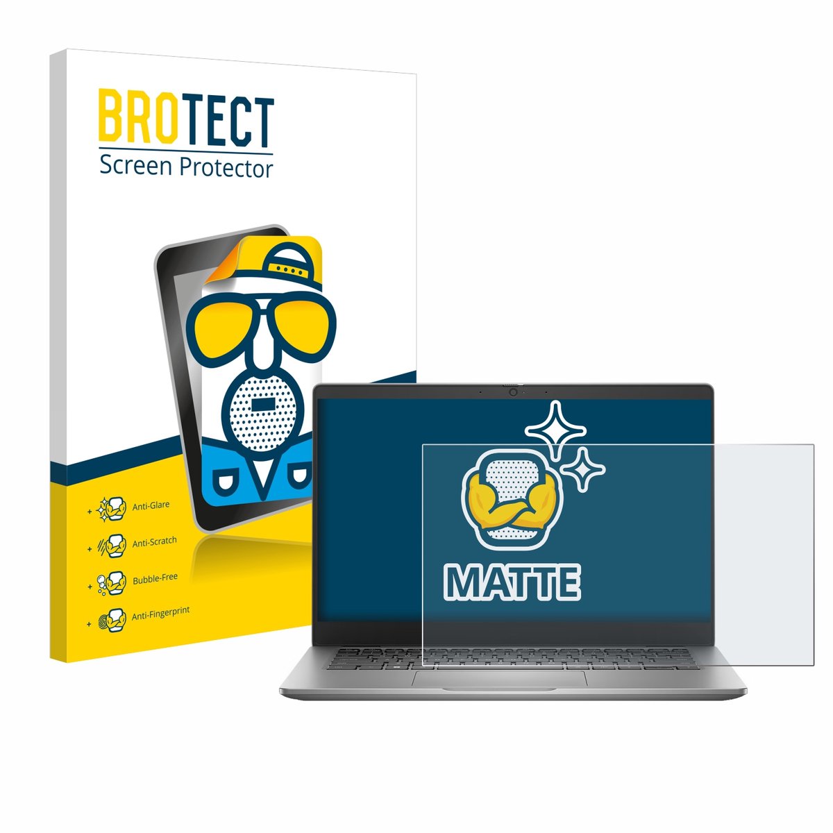 BROTECT - Screenprotector voor Dell Latitude 3340 Laptop 13.3" - Folie Beschermfolie matte