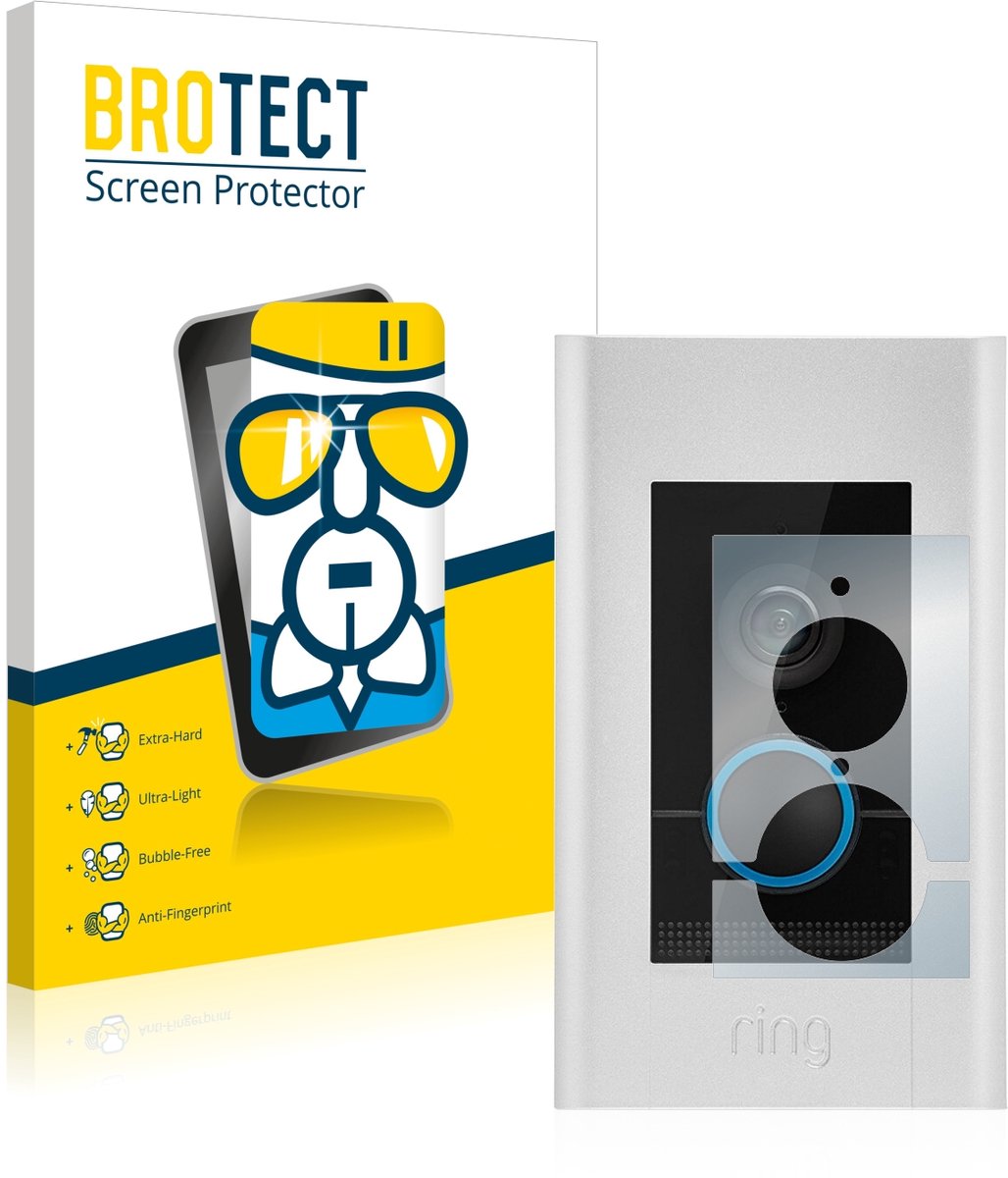 Screenprotector voor Ring Video Doorbell Elite Beschermglas transparant