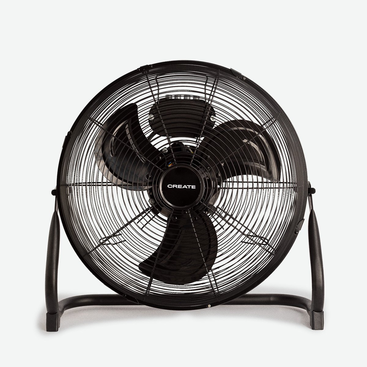 CREATE - Industriële vloerventilator - 16" - Zwart - AIR FLOOR RETRO