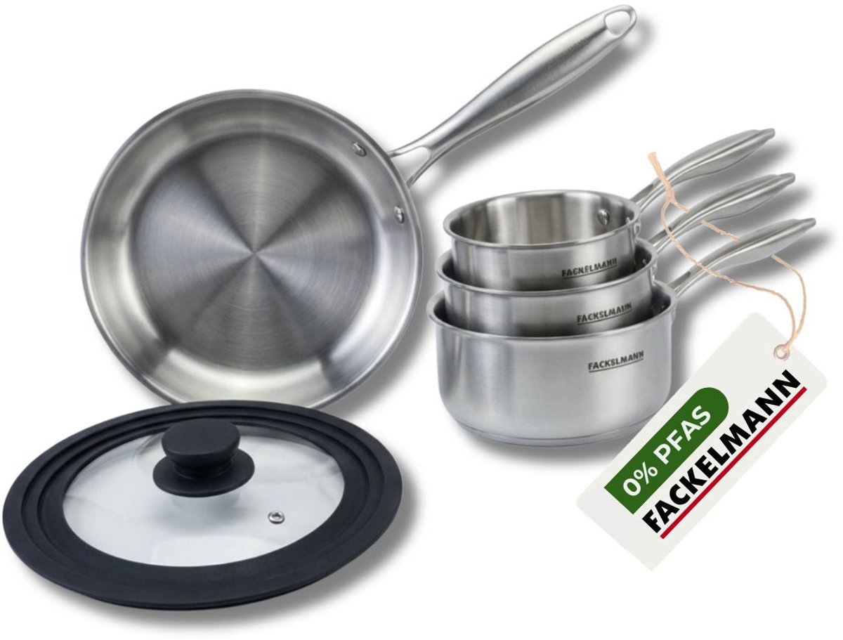 Pan 26 cm van 18/10 roestvrij staal Triply Fackelmann Vita3
