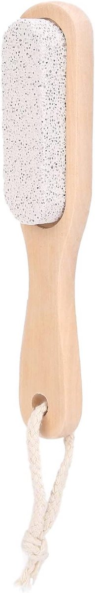 Voet Eeltverwijderaar Rasp - Puimsteen Vijl Dode Huid Verwijderen - Pedicure Tool Met Houten Handvat.