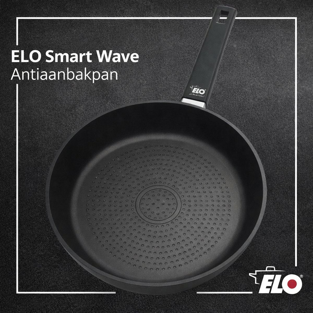Pan 24 cm anti-aanbak zonder PFAS Elo Smart Wave